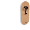 Whiteboard papierhaak Legamaster WOODEN, magnetisch, 2 stuks, B 70 x D 20 x H 170 mm, beukenhout, gelakt